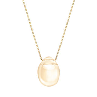LALIQUE - CABOCHON PENDANT GOLD LUSTER