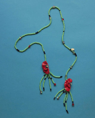 Half Poppy Necklace