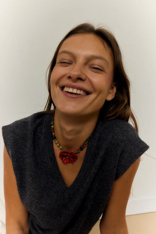 Short Poppy Necklace