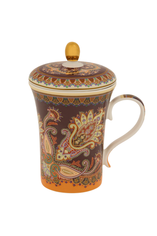 Porcelain Mug With Lid