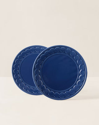 Cable-Knit Ceramic Plate Gift Set