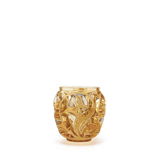 LALIQUE - TOURBILLONS VASE AMBER