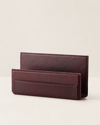 Brennan Leather Letter Rack