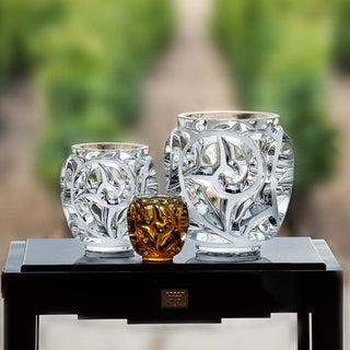LALIQUE - TOURBILLONS VASE AMBER