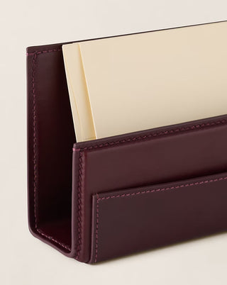 Brennan Leather Letter Rack