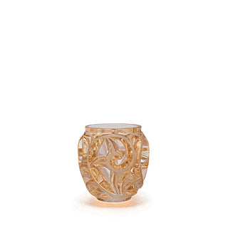 LALIQUE - TOURBILLONS VASE GOLD LUSTER