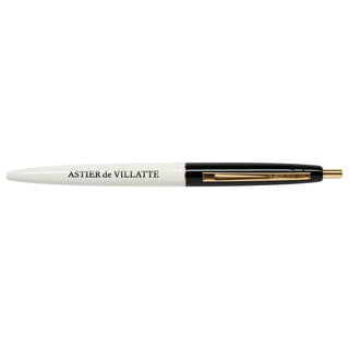 Astier de White & Black Ballpoint Pen